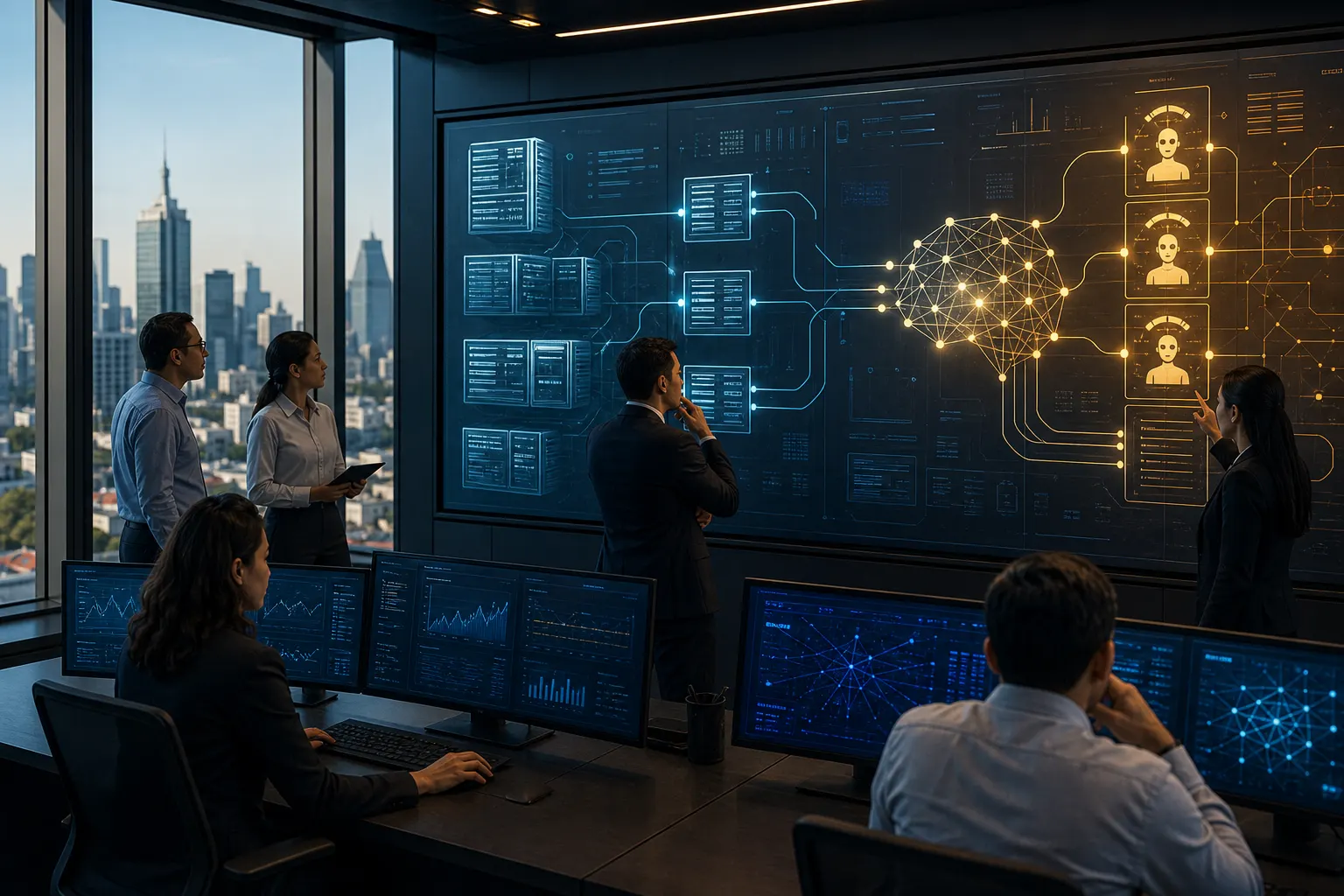Agentes de inteligencia artificial conectando sistemas empresariales heredados en México