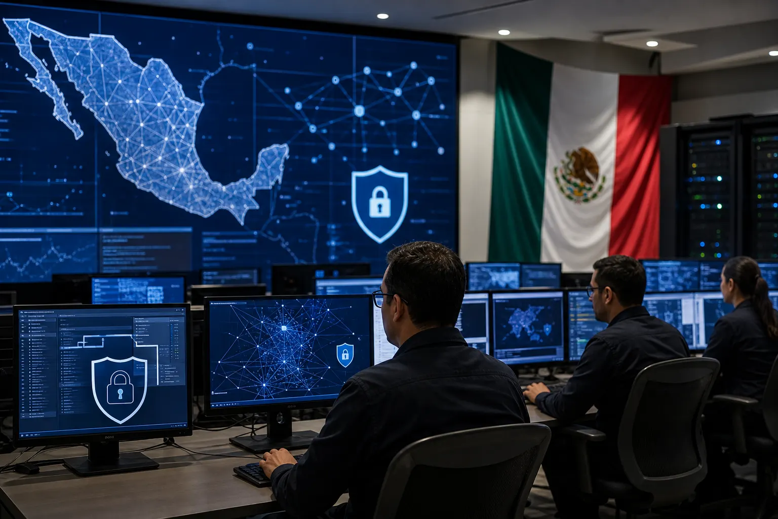 Centro de monitoreo digital para la ciberseguridad electoral del INE