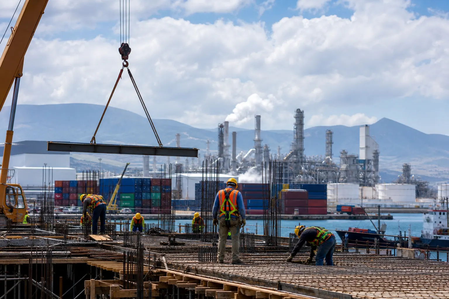 Obra de infraestructura y maquinaria industrial representan la inversión fija bruta en México durante junio de 2026