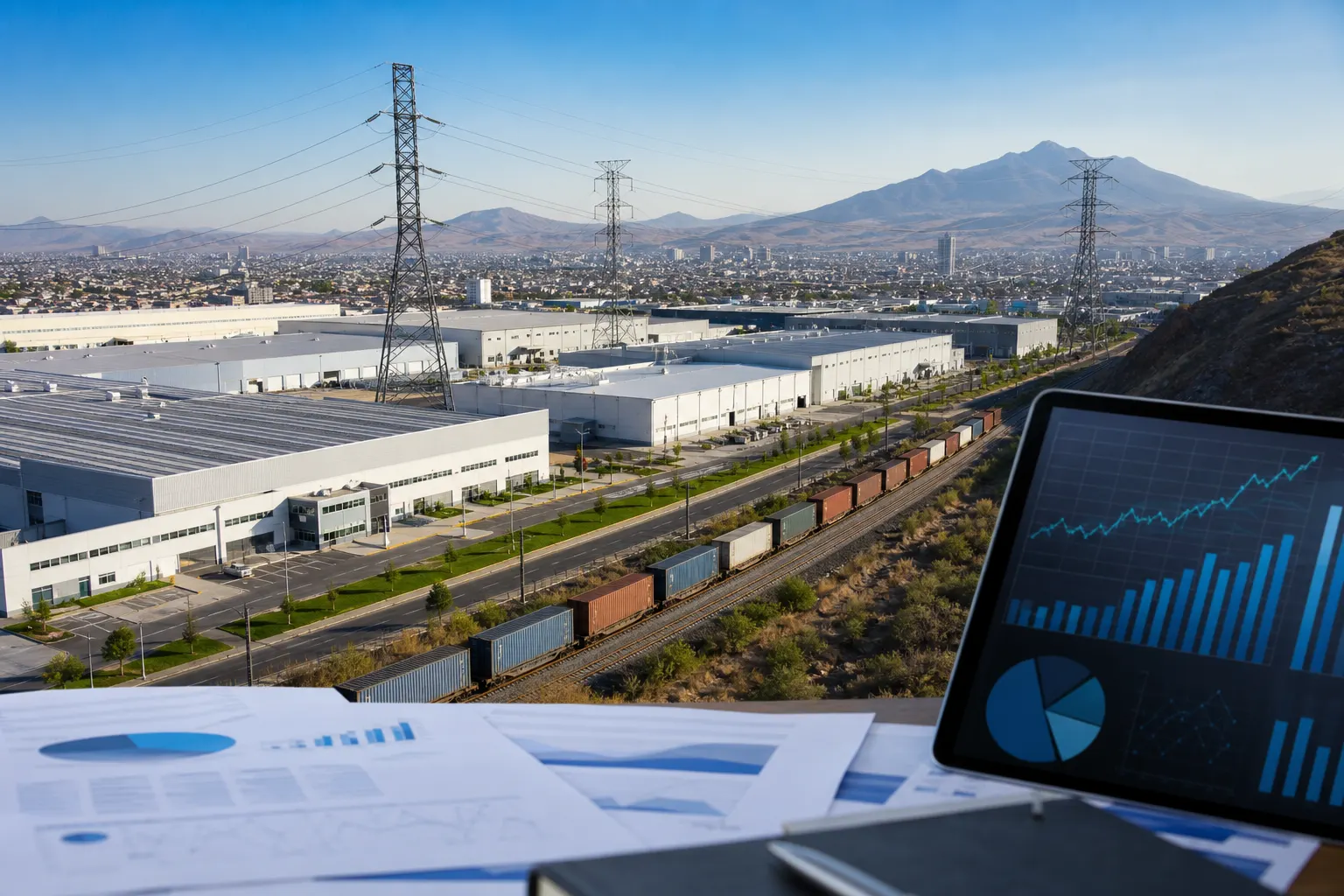 Parque industrial e infraestructura eléctrica como símbolos de la inversión del Plan México